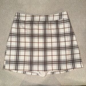 Abercrombie & Fitch Mini Plaid Skort